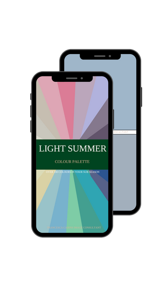 Light Summer Digital Colour Sub Season Palette