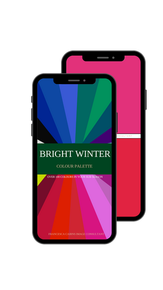 Bright Winter Digital Colour Sub Season Palette